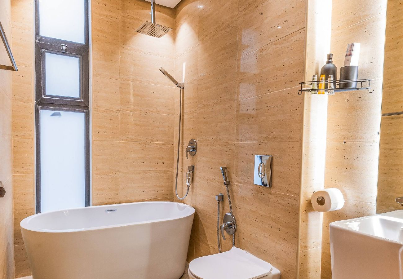 Luxury  Apartment in Riyadh -An Narjis - bathroom